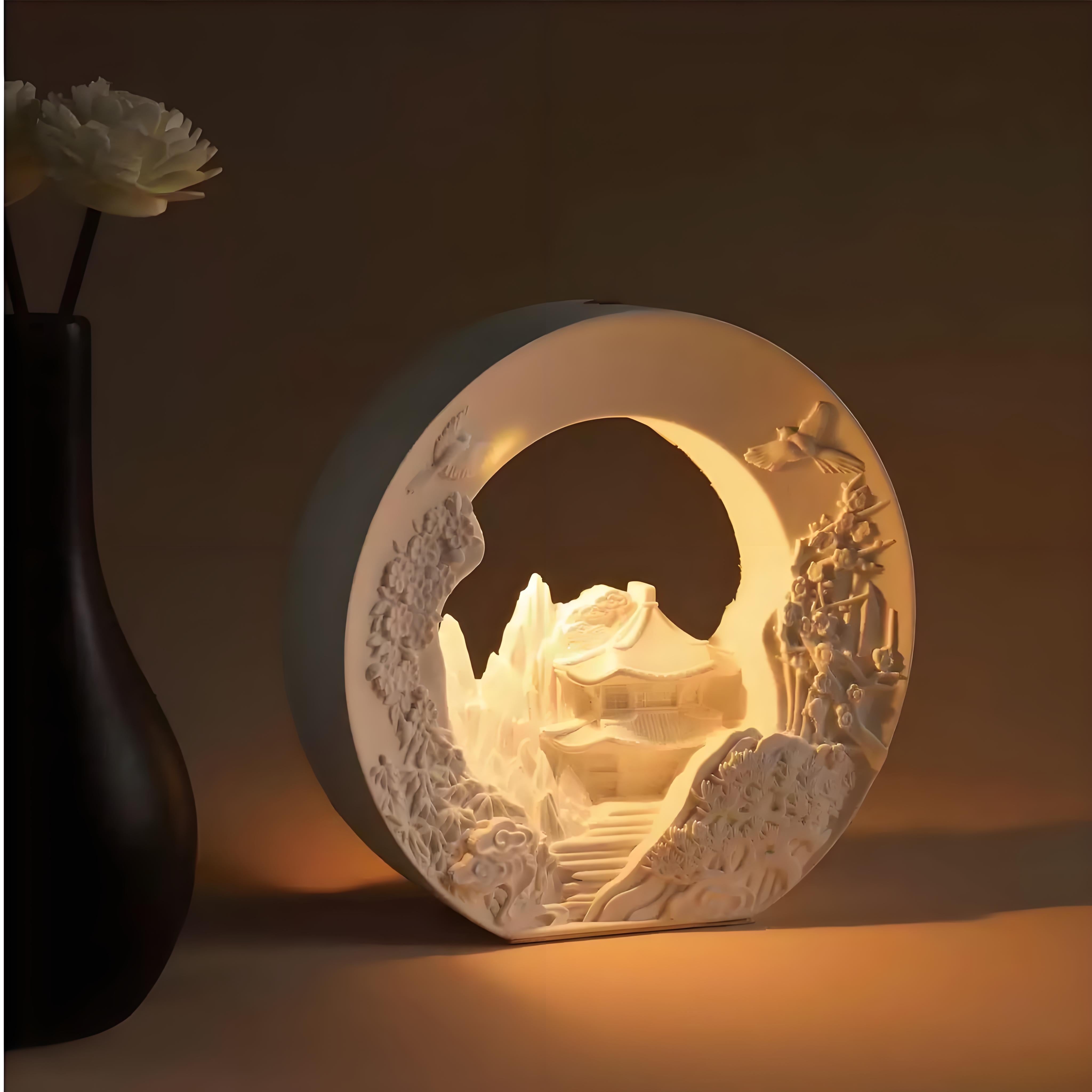 Aroma Stone Diffuser Lamp